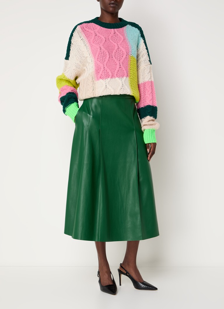 Gonna midi Essential Antwerp Yawn in similpelle