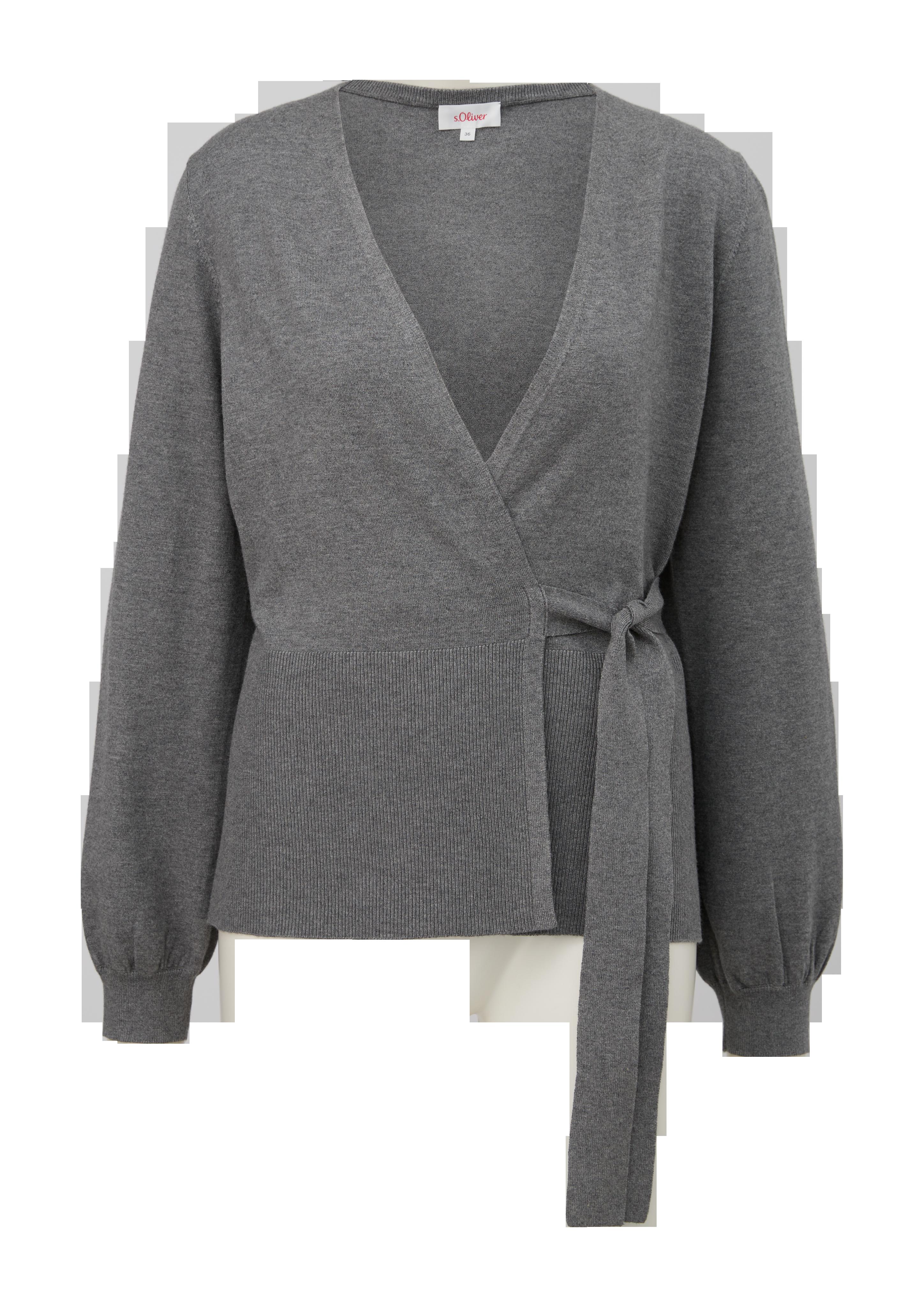 Gestrickter Wickelcardigan  2125617-9730