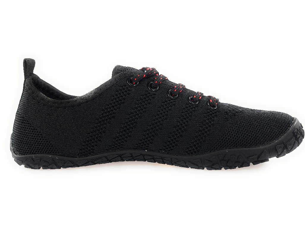 Rock Spring Barfußschuh Stella Schwarz black/red