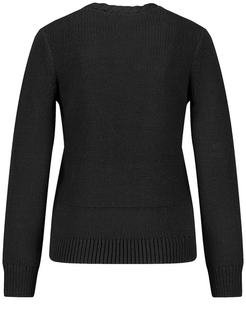 Pullover mit Zopfmuster