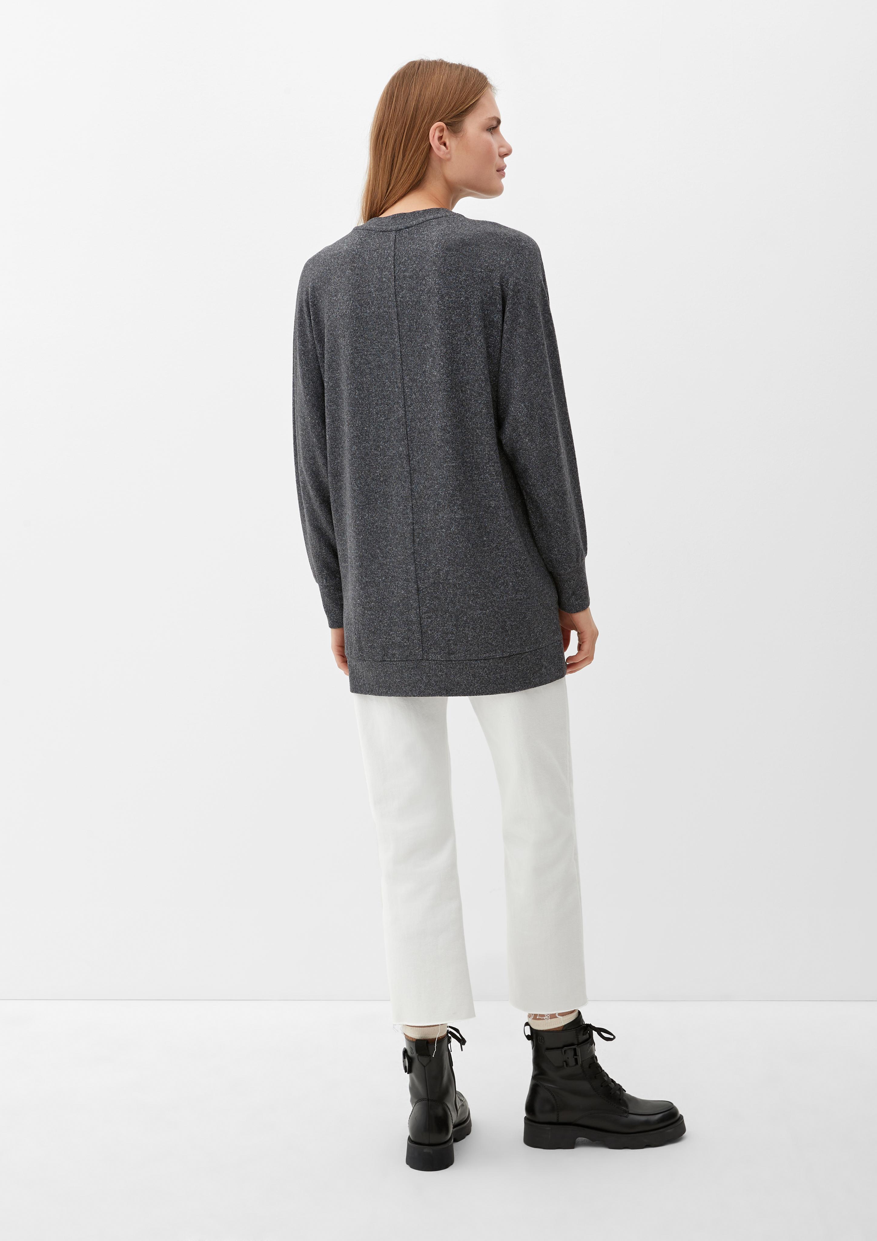 Langarmshirt aus Viskosestretch  2121806-9898
