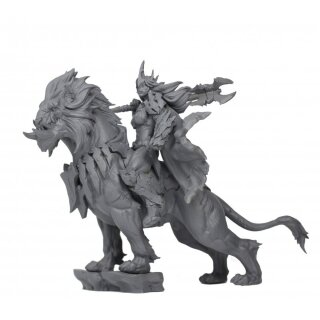 Orc Queen mounted on Beast 70mm