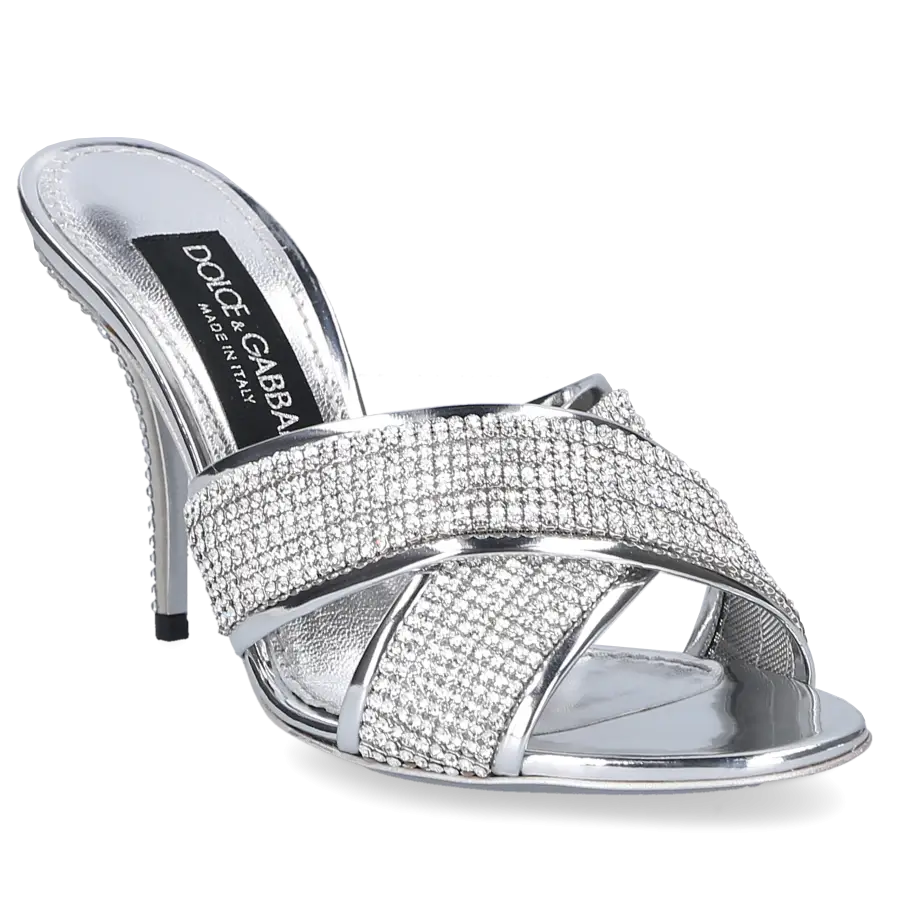 Dolce & Gabbana - Sandalen KEIRA 85 Kalbsleder - grau