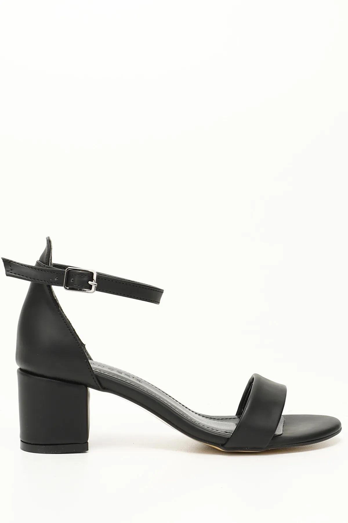 GÖNDERİ(R)  Schwarze Damen-Riemchensandalen mit dicken Absätzen 37101