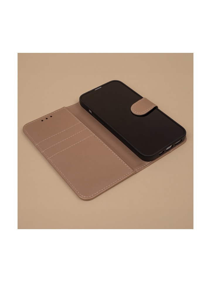 COFI 1453 Smart Classic Magnet Hülle Standfunktion kompatibel mit iPhone 16 Pro Max Gold in Gold günstig kaufen XL