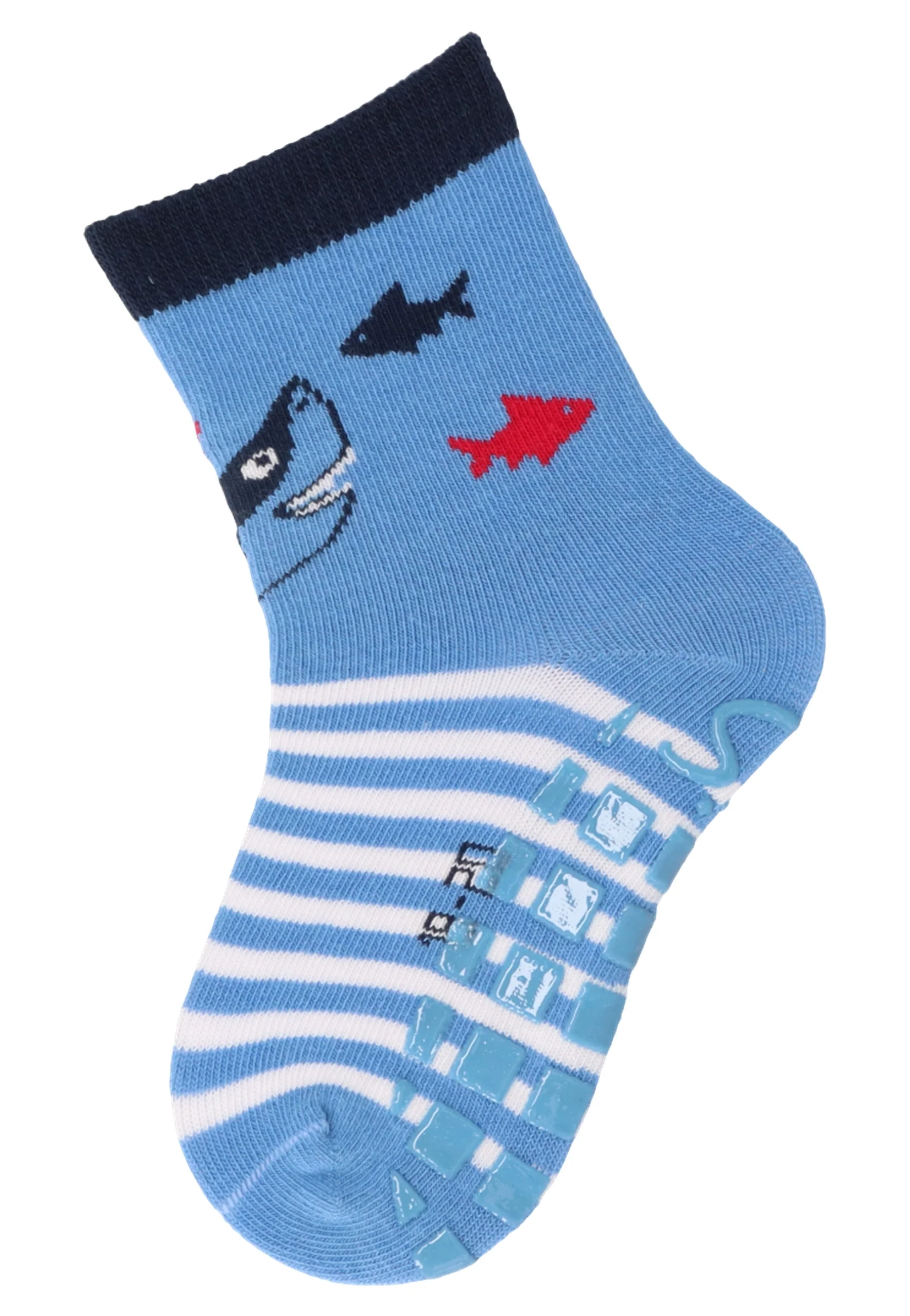 ABS Socken im 2er Pack mit Motiv Fische