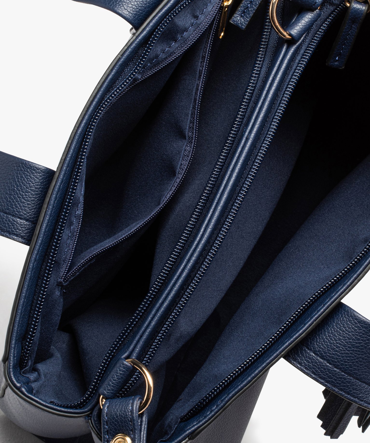 Sac à main à double compartiment femme bleu | GEMO