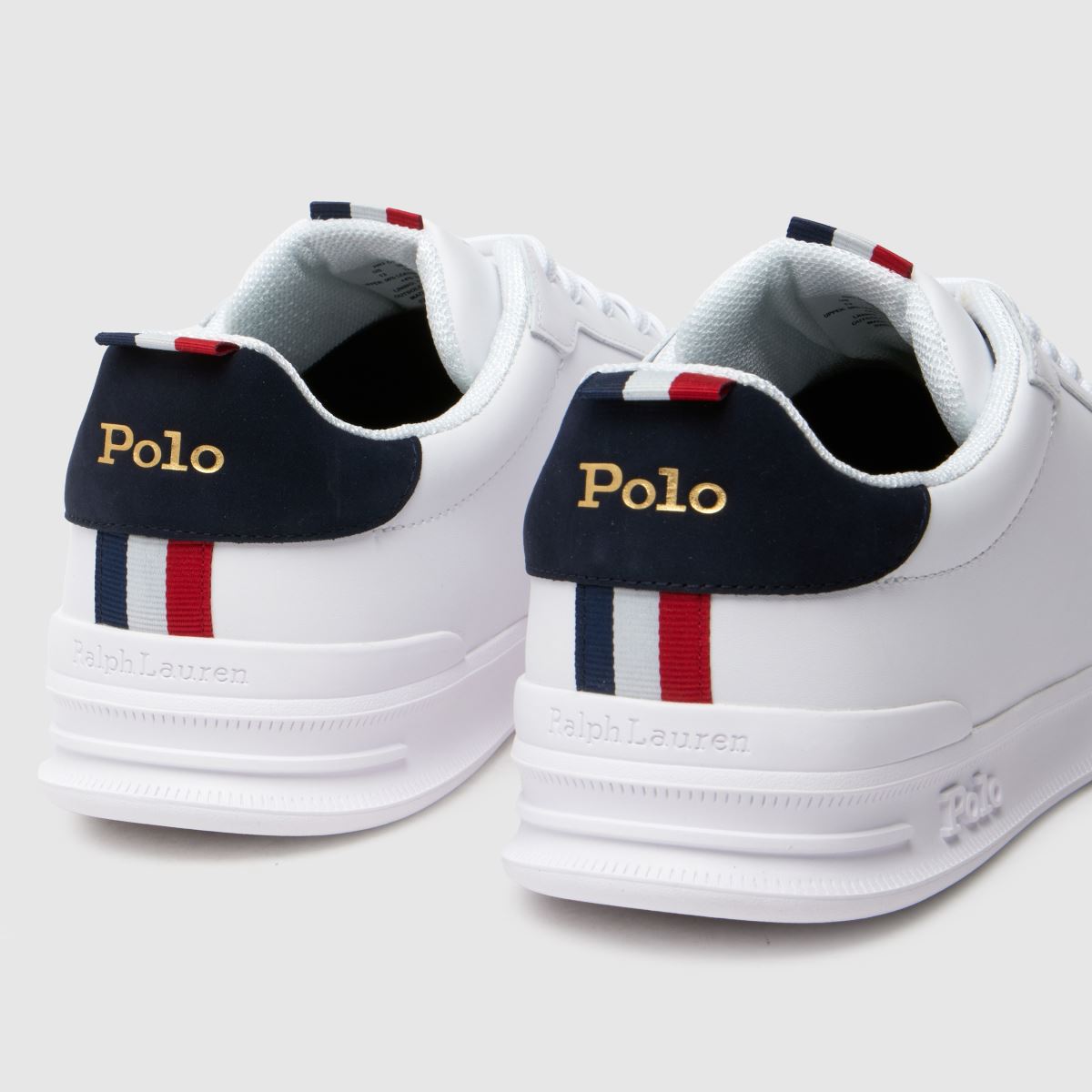 Polo Ralph Lauren – Vita och marinblå herrskor