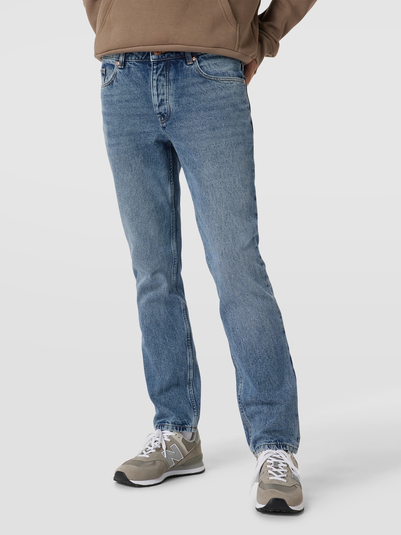Mid Rise Jeans im Slim Fit in blau