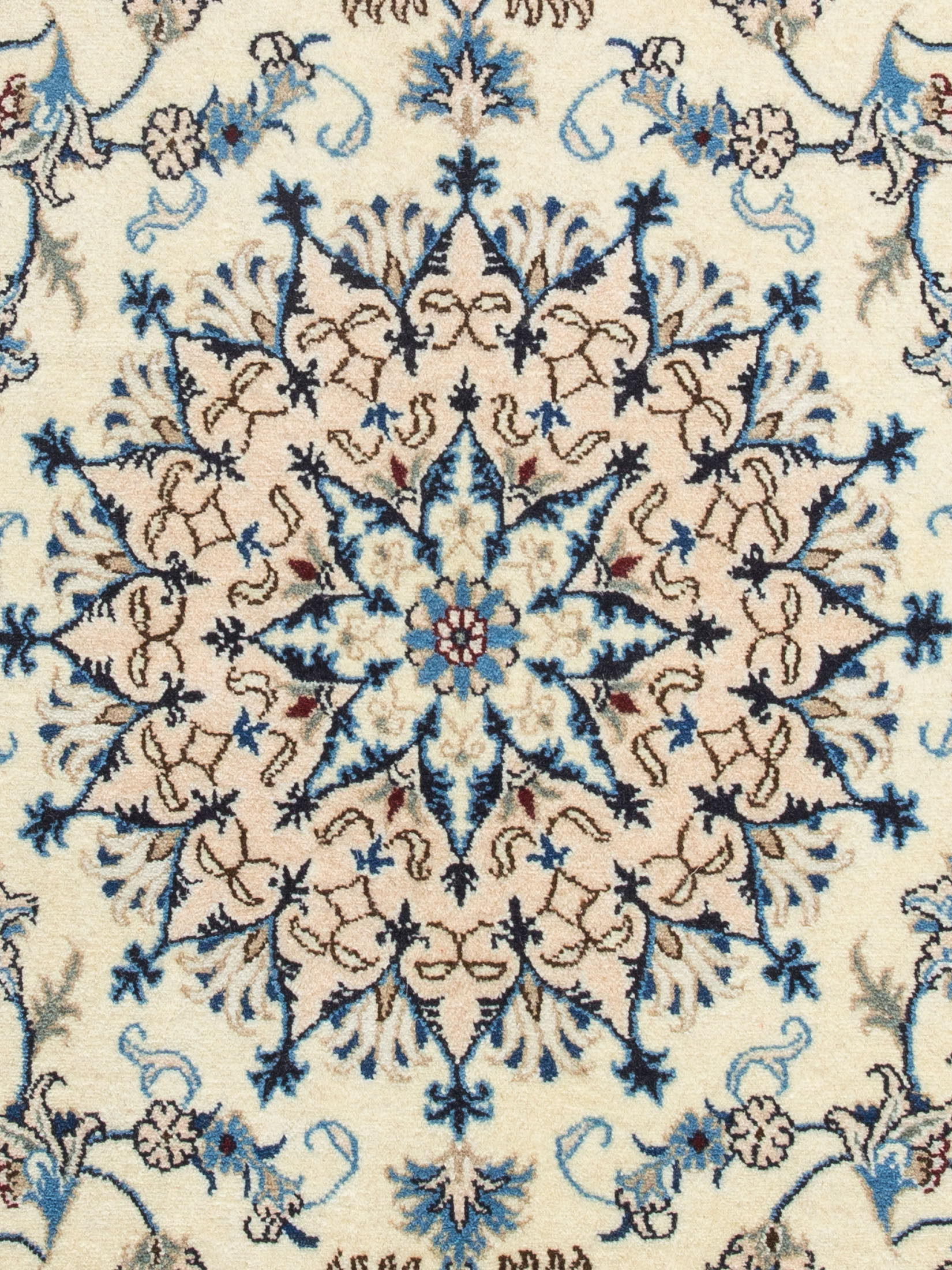 Kaschmar Nain 12 Lah ca. 170 x 235 cm, Unikat / Einzelstück