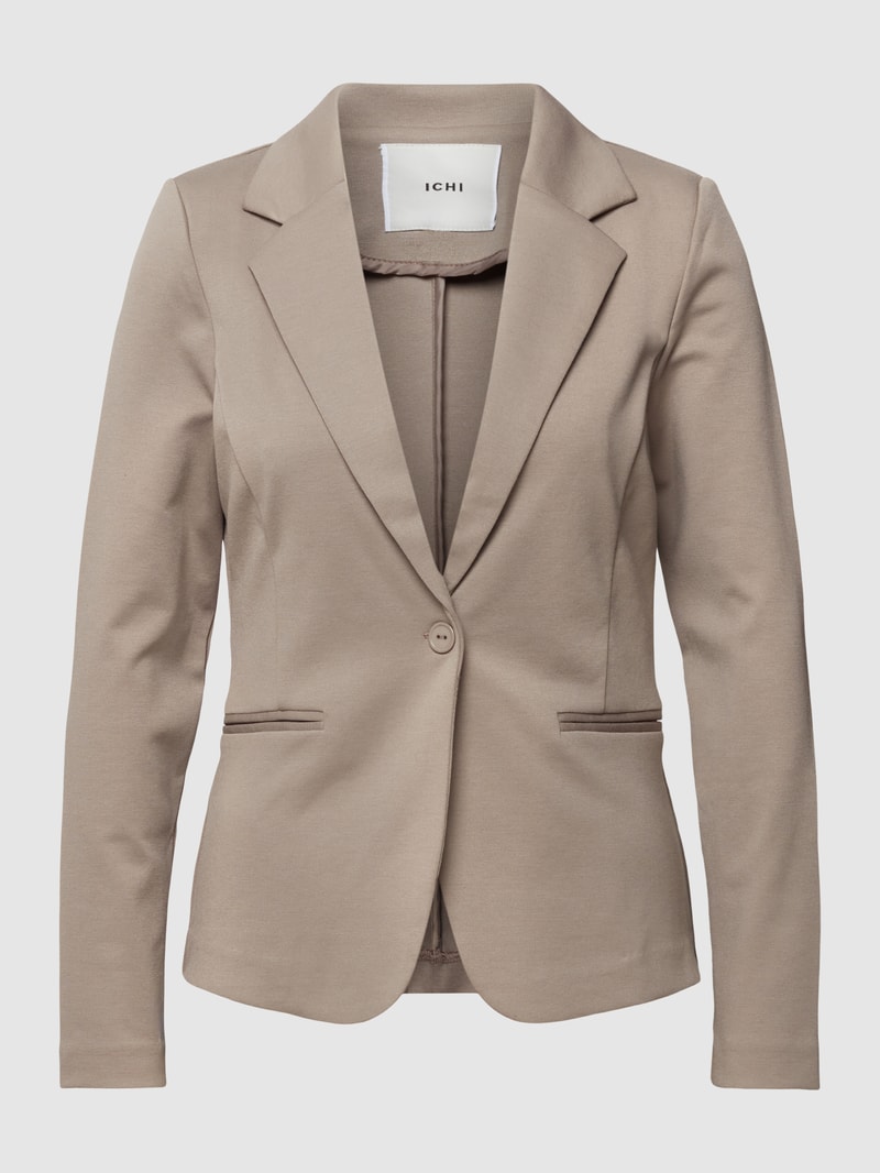 Blazer mit Reverskragen Modell 'Kate' in schlamm