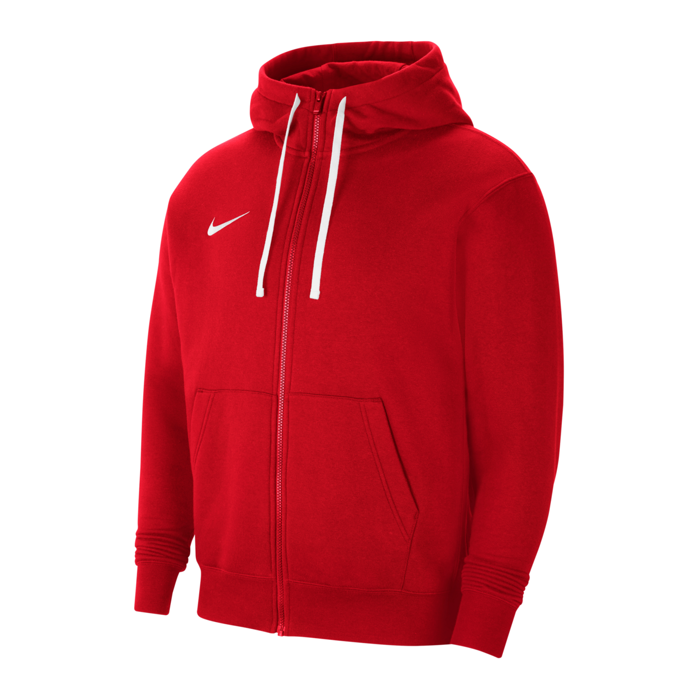 Nike Park 20 Fleece Kapuzenjacke Rot Weiss F657
