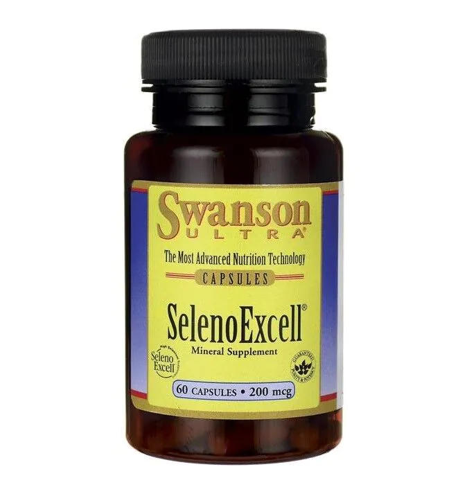 Swanson SelenoExcell 200 mcg κάψουλες συμπληρώματος διατροφής σεληνίου