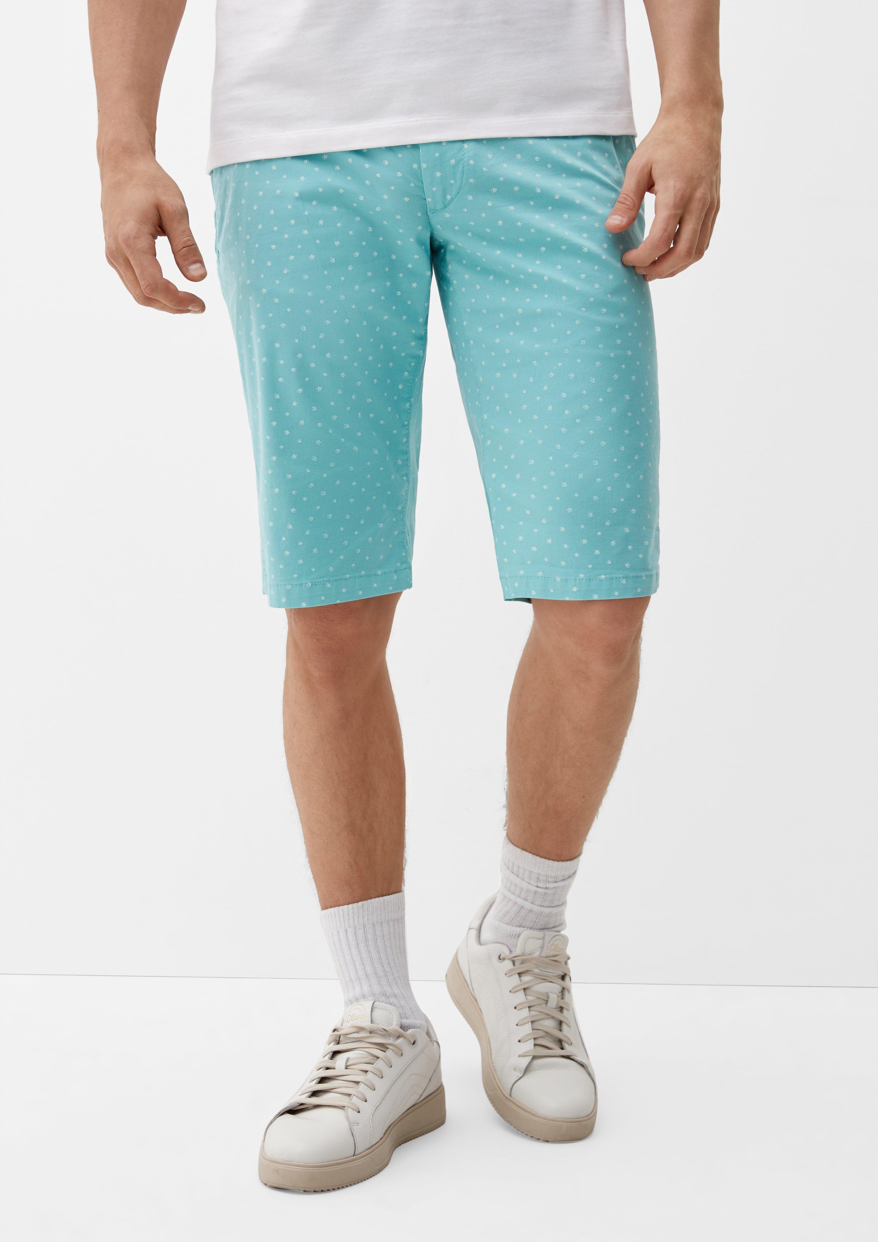 Slim: Bermuda mit Allover-Print  2128989-61A0