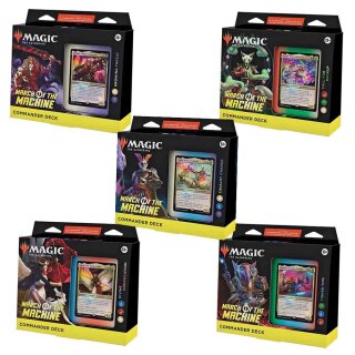 Magic the Gathering: March of the Machine - Commander-Decks Display (5) (EN) [ORDERUNIT]