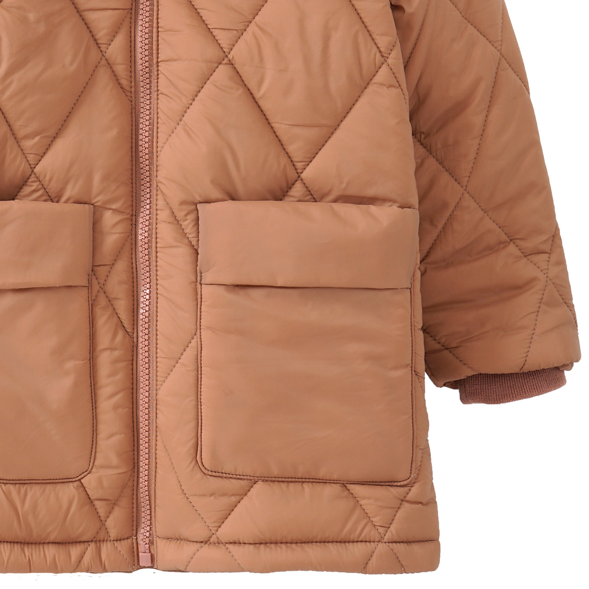 Mädchen Steppjacke mit Kapuze