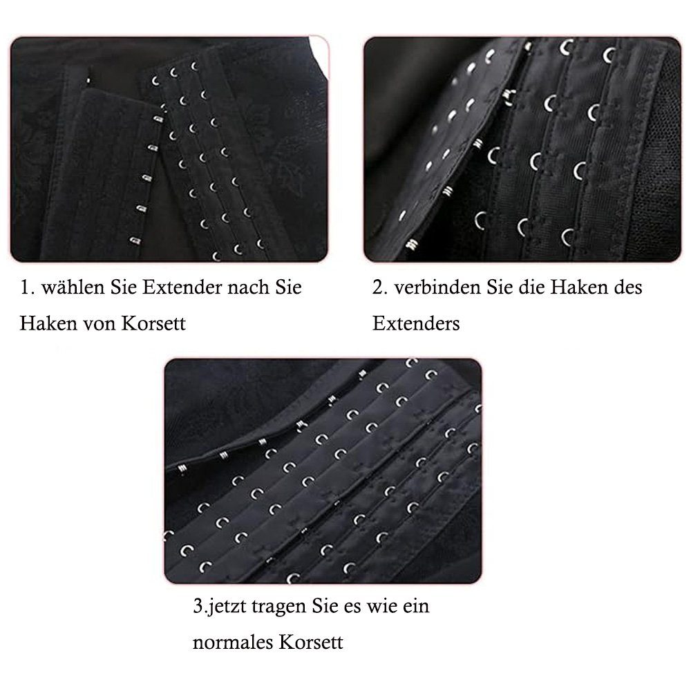 Tian Dee BH-Verlängerung 2 Sheets Frauen Korsett Extender BH Verlängerung Erweiterung Gurt