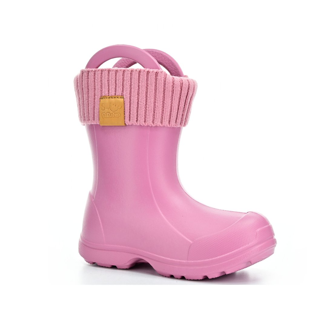 D.D.Step 106-42308 Violet gefütterte Gummistiefel