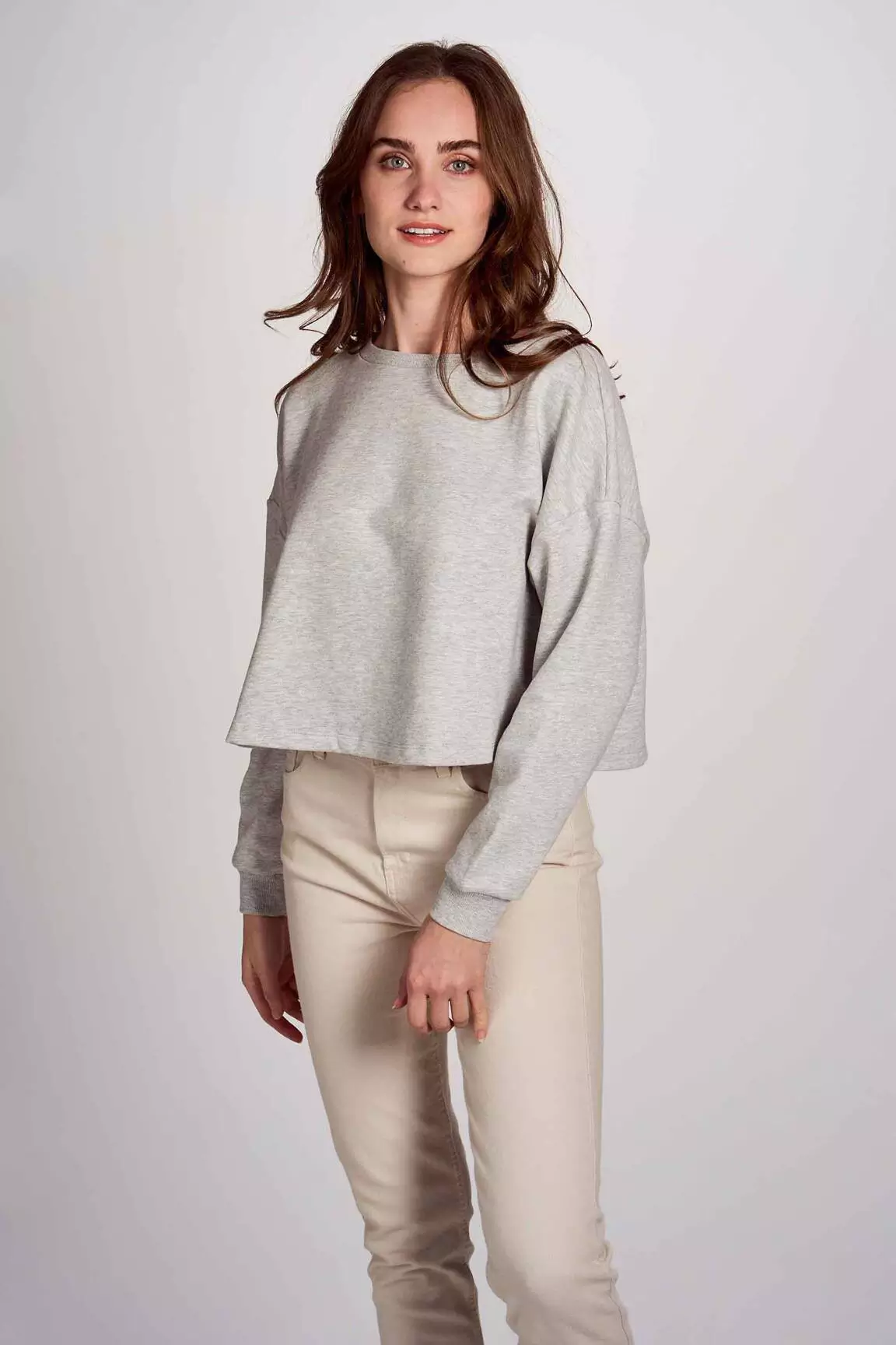 Only Sweats Femme couleur gris