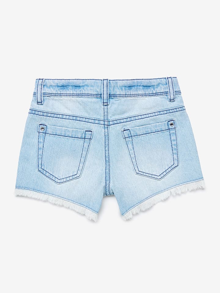 Benetton Jeans-Shorts in Hellblau günstig kaufen