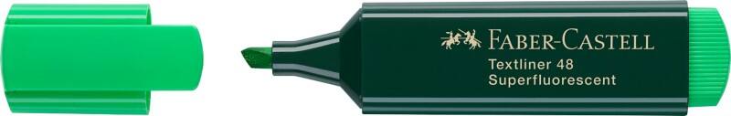 Faber-Castell Textliner 48 Textliner 48 Textmarker Grün Mittel Keilspitze 1 - 5 mm Nachfüllbar