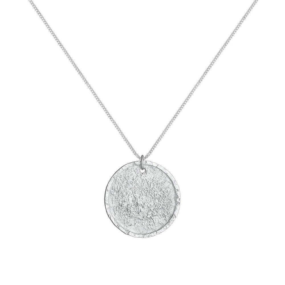 KUZZOI KUZZOI Collier Pièce de monnaie ancienne pour hommes en 925/1000 argent massif Bijoux