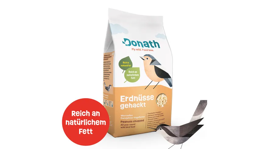 Donath Vogelfutter Erdnüsse gehackt 1 kg