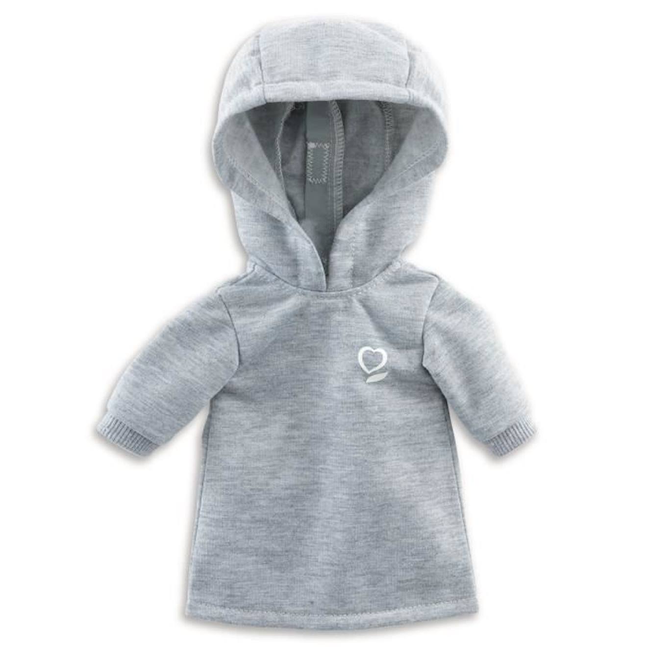 Ma corolle Robe a capuche gris