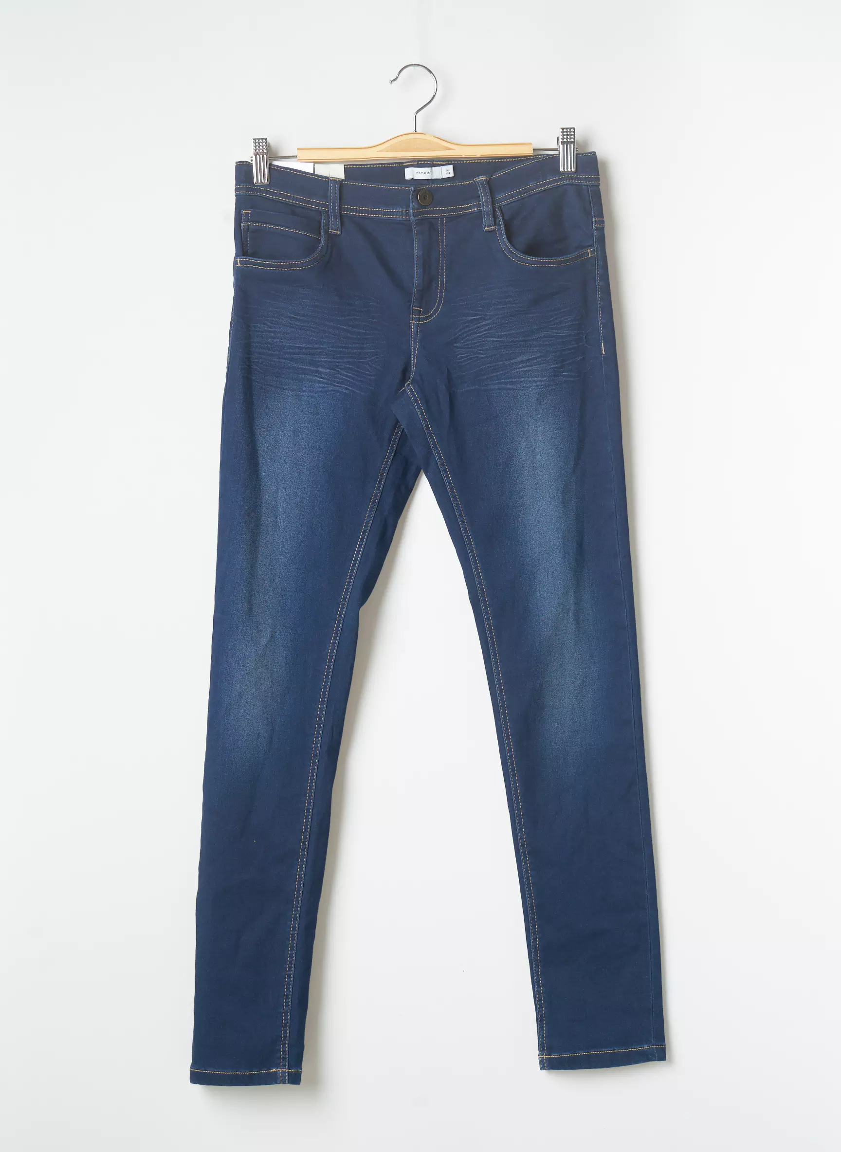Name It Jeans Coupe Slim Garcon couleur bleu