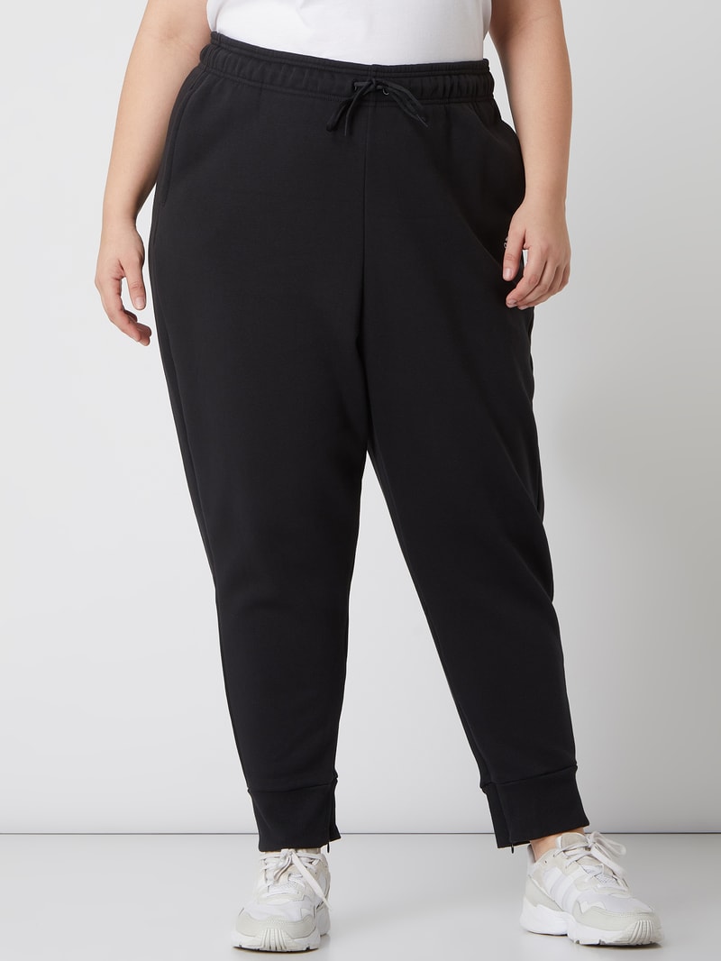 PLUS SIZE Sweatpants mit Logo-Details in schwarz
