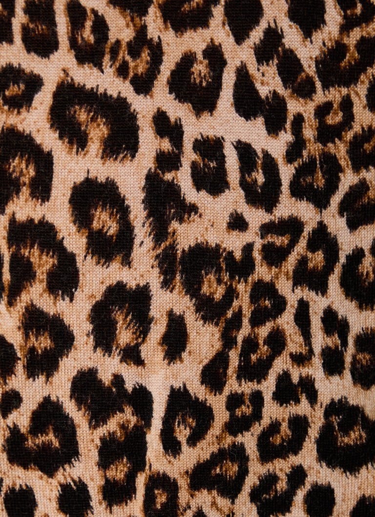 Maglione in lana pregiata con stampa leopardata Jinene di Gerard Darel