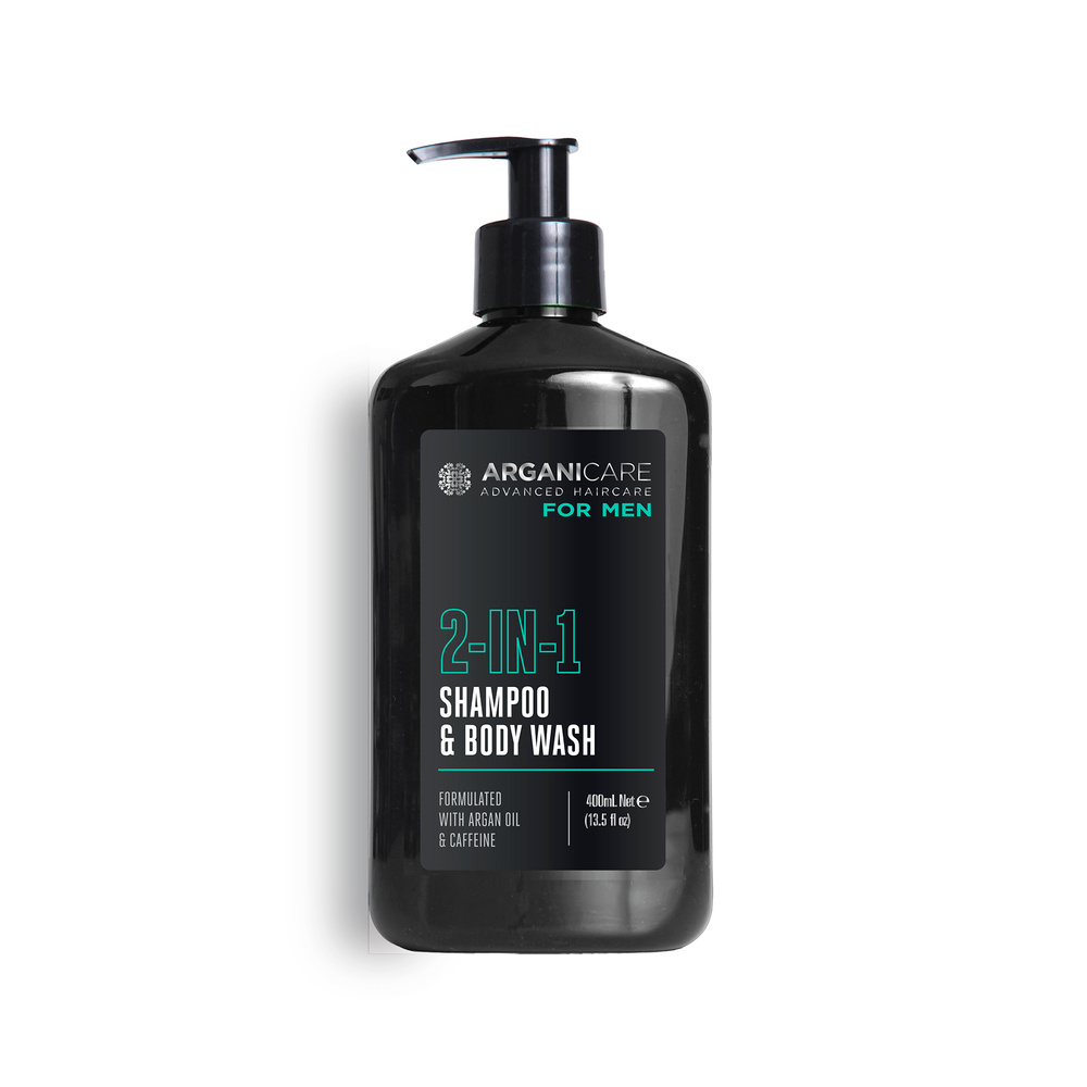 Arganicare Shampoing 2-en-1 Gel douche énergisant