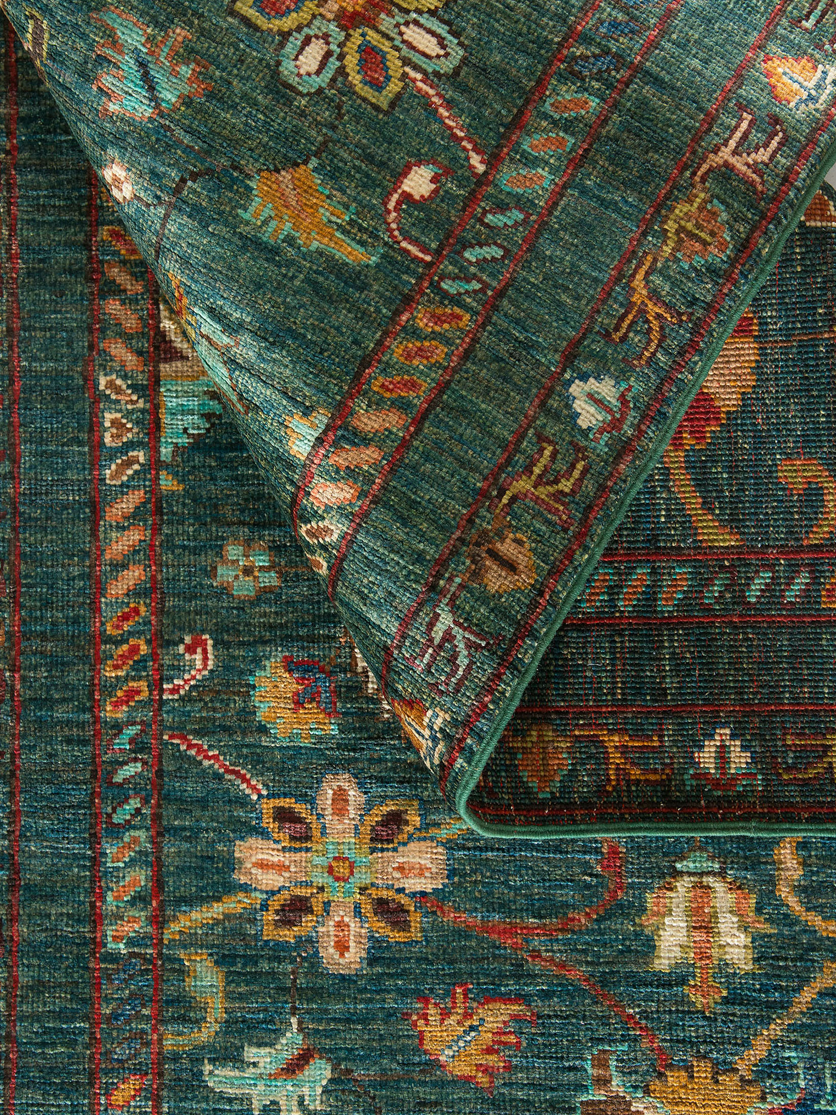 Kazak Phool ca. 87 x 262 cm, Unikat / Einzelstück