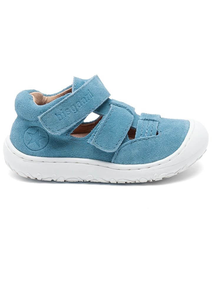 bisgaard Leder-Lauflernschuhe in Hellblau günstig kaufen