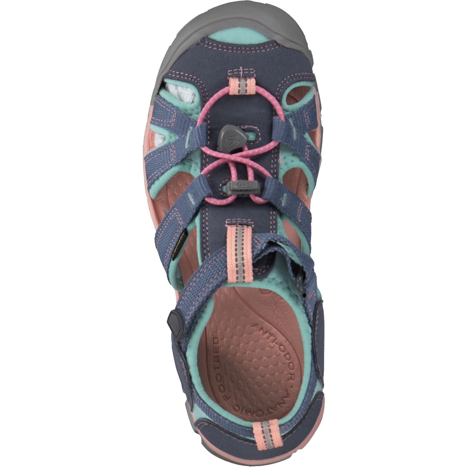 Keen Seacamp II CNX 1022975, Sandalen (Kinder), Kinder, flint stone/ocean wave