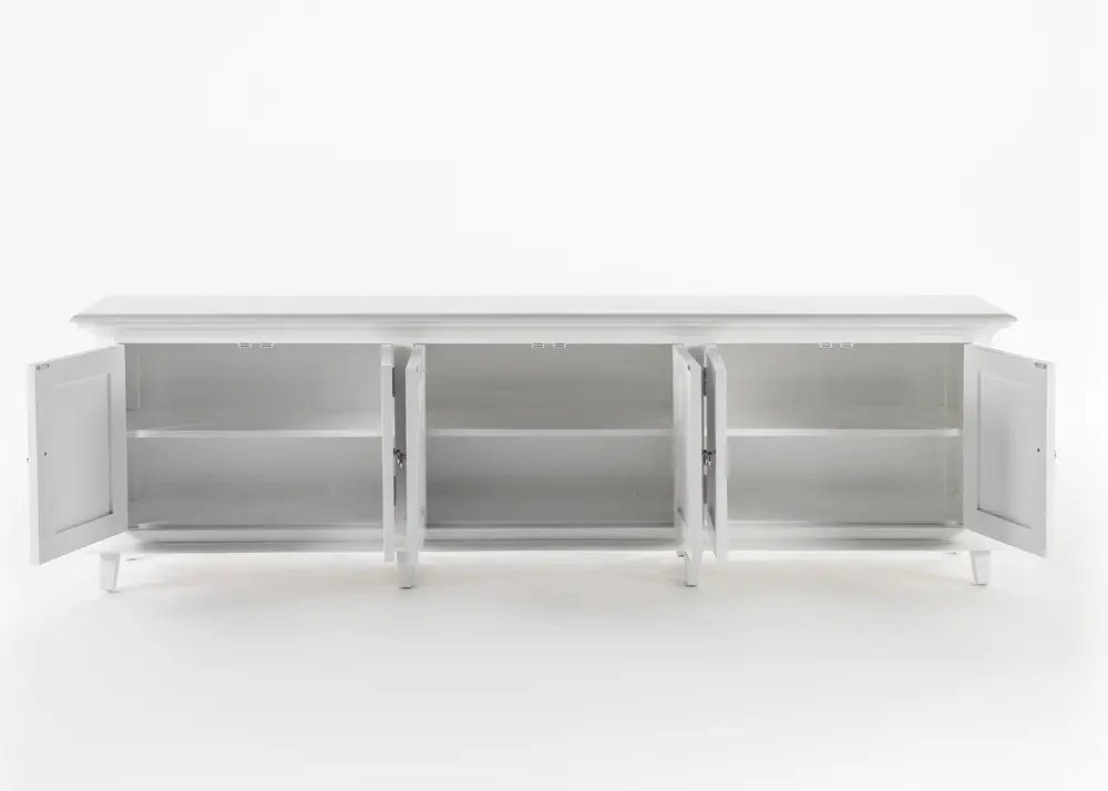 Novasolo Küchenbuffet Skansen Verstellbare Regale, Triple-Bay Hutch Kabinett