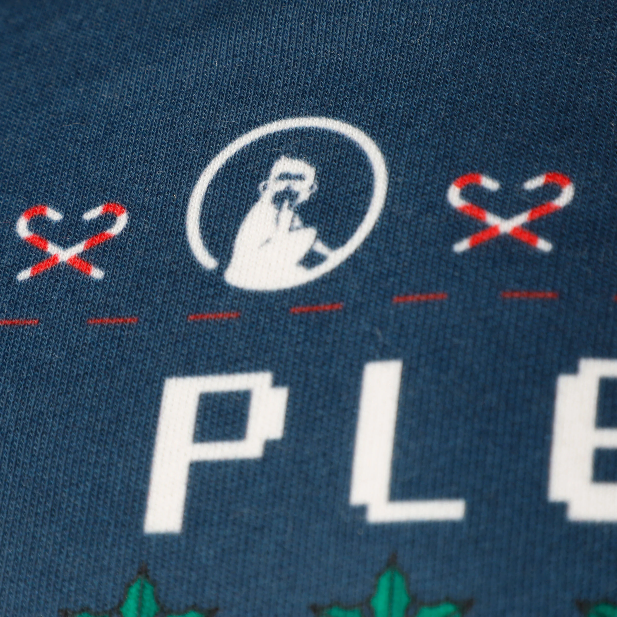 Ugly Christmas Sweatshirt Herren - Dunkelblau, Mehrfarbig
