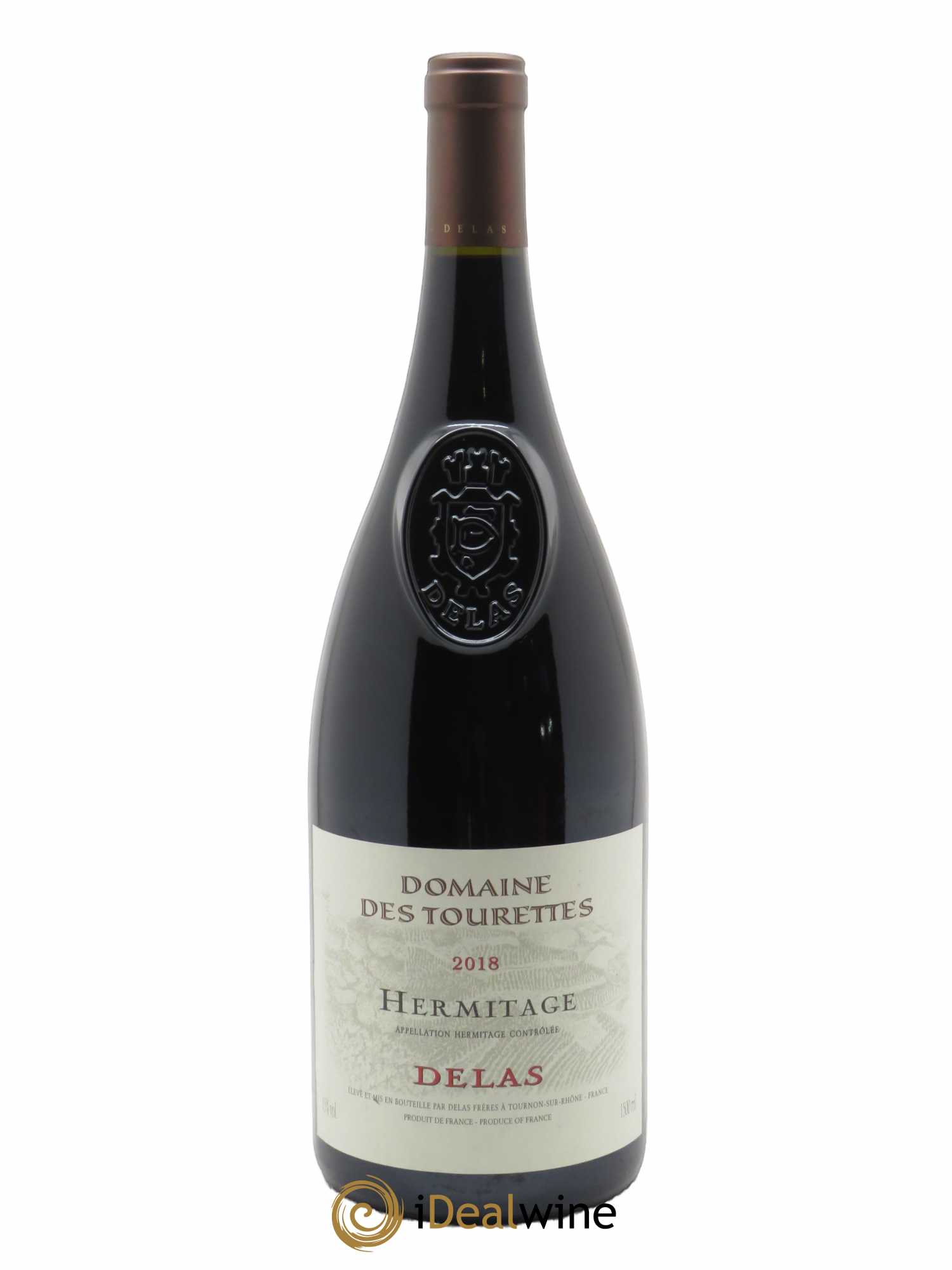 Hermitage Domaine des Tourettes Delas Frères  2018 - Lot de 1 Magnum