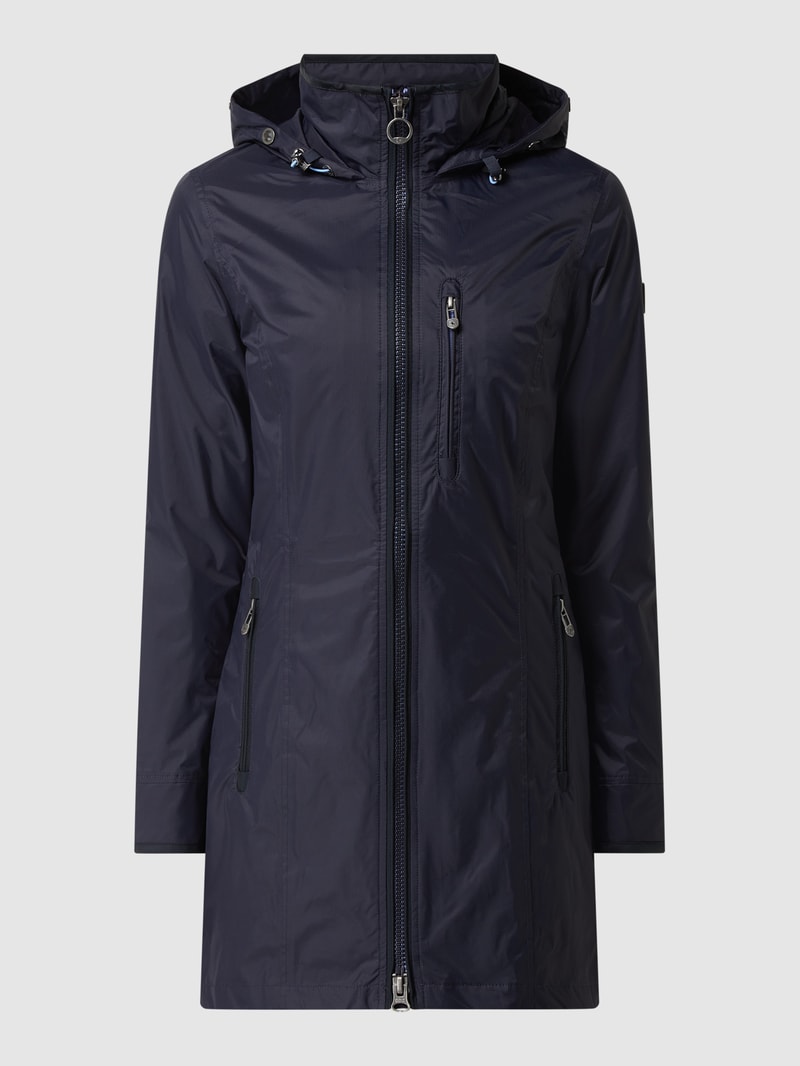 Funktionsjacke mit Kapuze Modell 'Westside' in marineblau