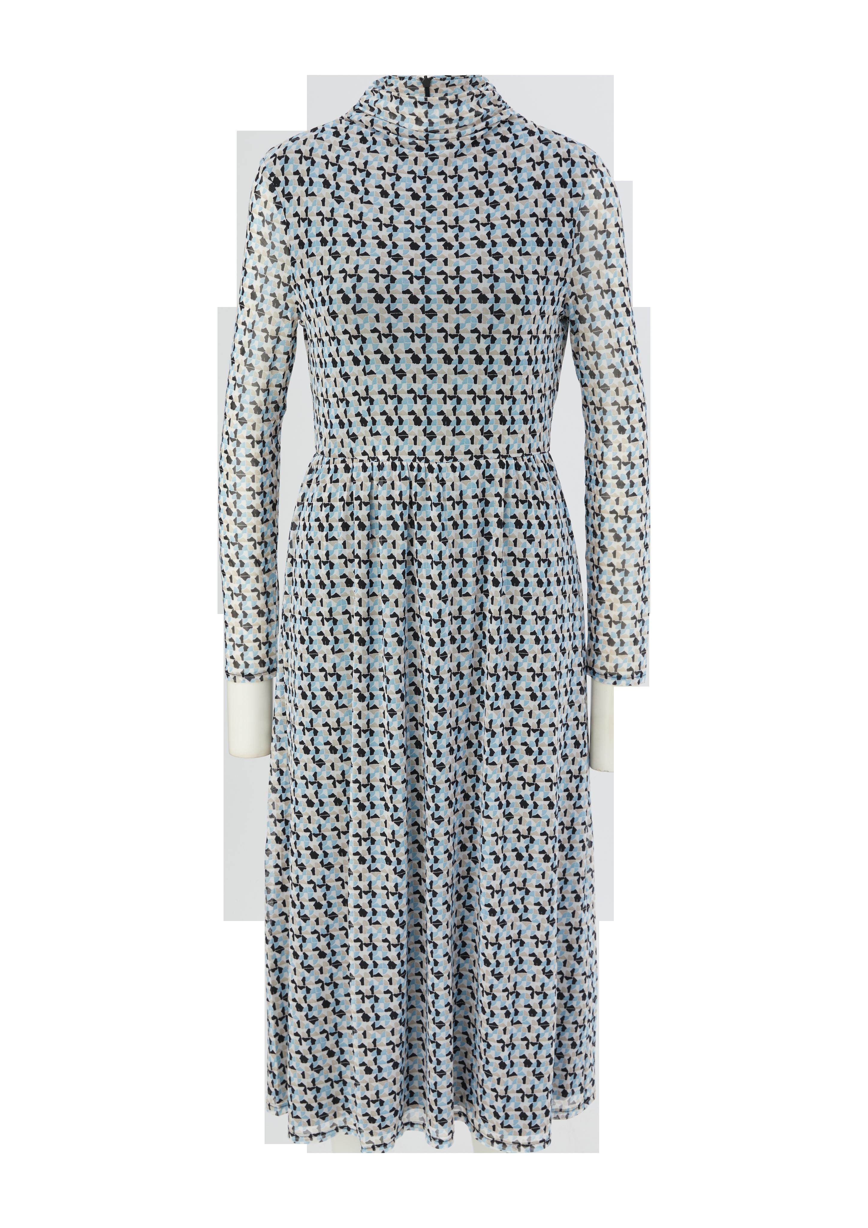 Meshkleid mit Allovermuster  2124434-02A0