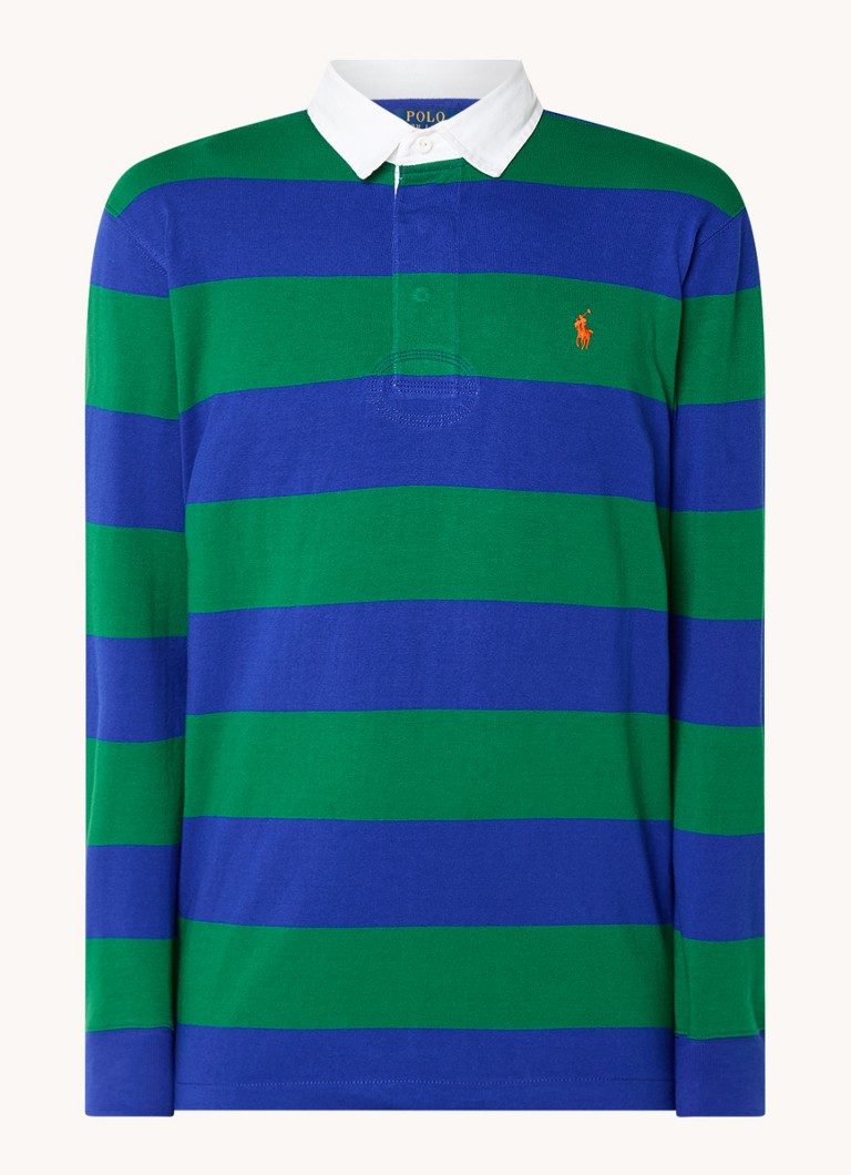 Ralph Lauren polo majica regularnog kroja s logotipom i prugastim printom