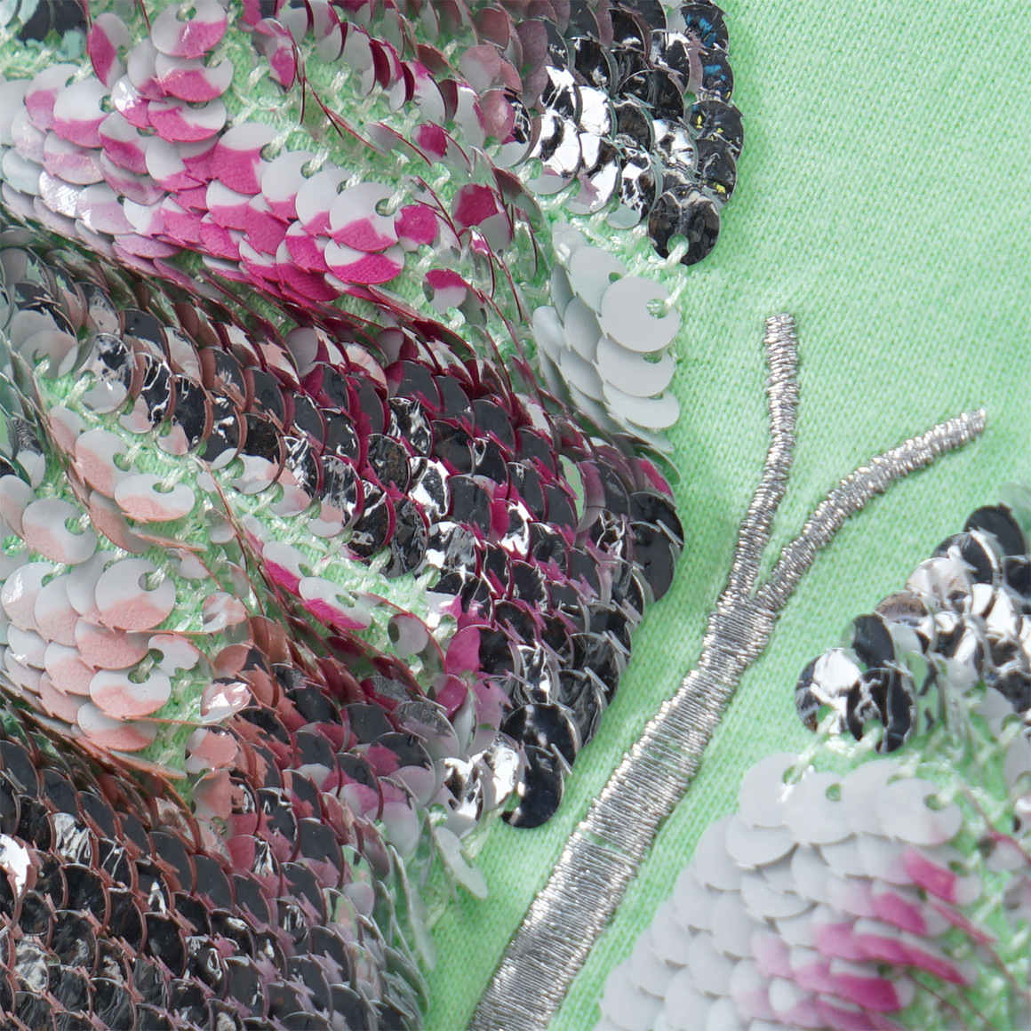 Mädchen Langarmshirt mit Wendepailletten