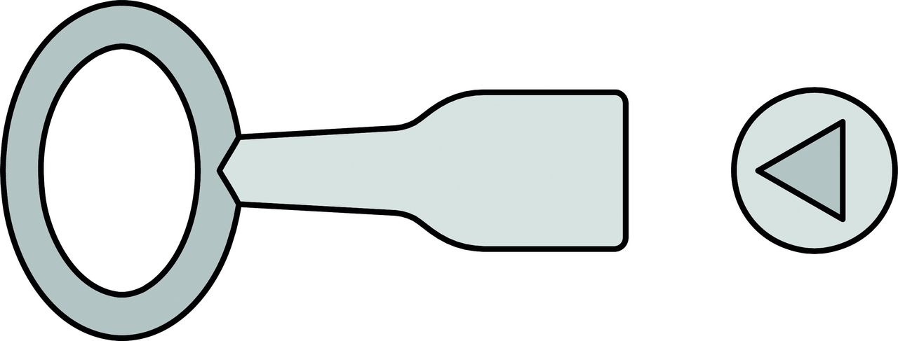 Basi Dornschlüssel - Innen-Dreikant 7 mm