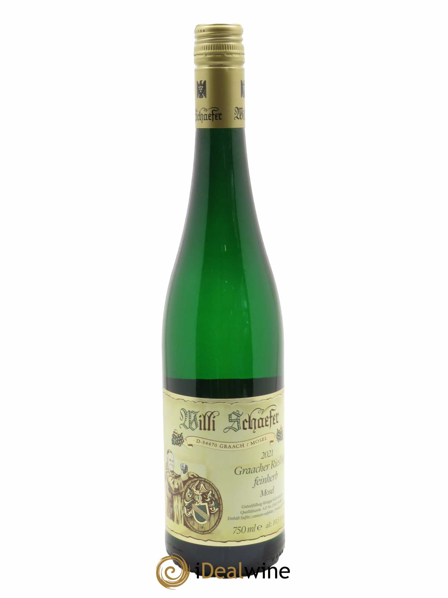 Riesling Willi Schaefer Graacher Feinherb  2021 - Lot de 1 Bouteille