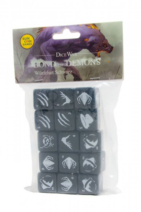 DiceWar - Bond of Demons - Würfelset/DiceSet (Erw.) (deutsch/engl.)