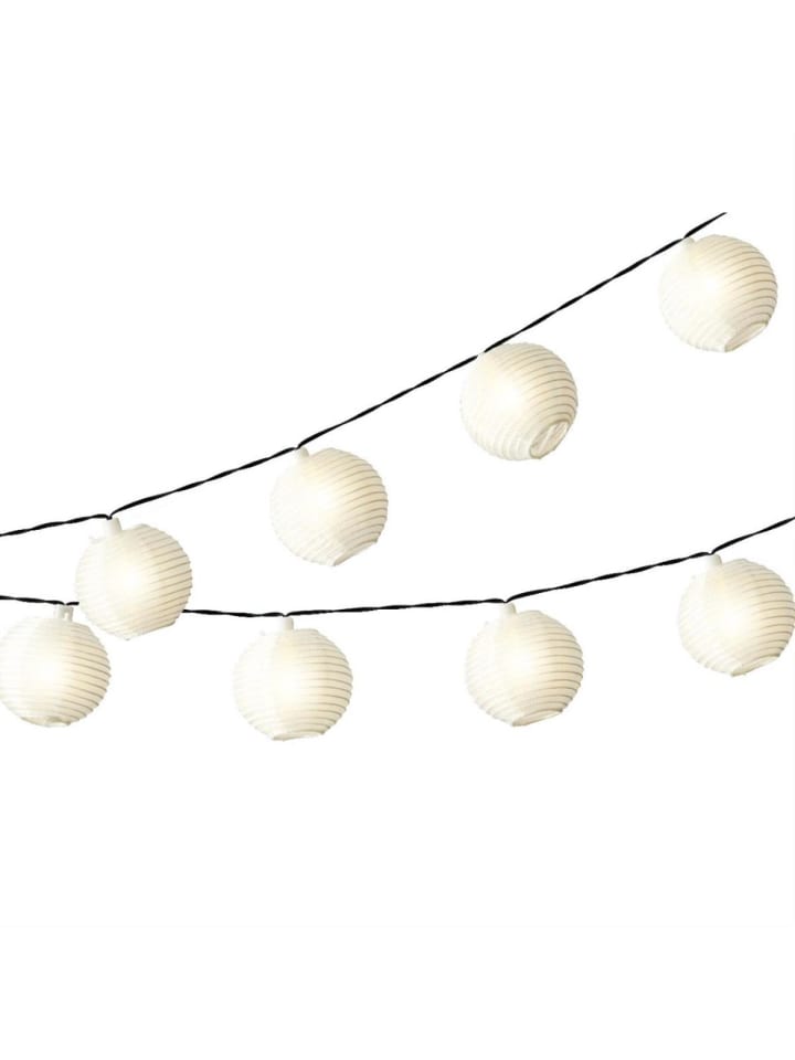 MARELIDA LED Solar Lichterkette 10 Lampions in weiß - L: 4,5m günstig kaufen onesize