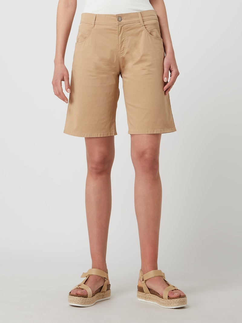 Shorts mit Stretch-Anteil Modell 'Mel' in sand