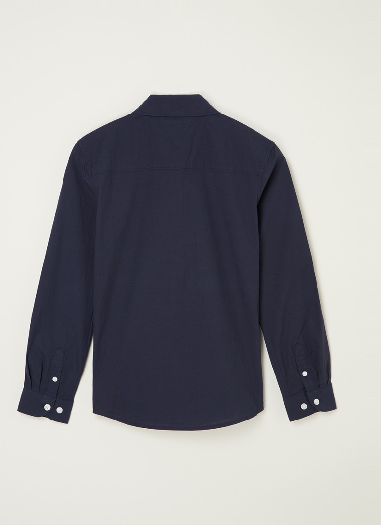Tricou Tommy Hilfiger Stretch cu logo brodat