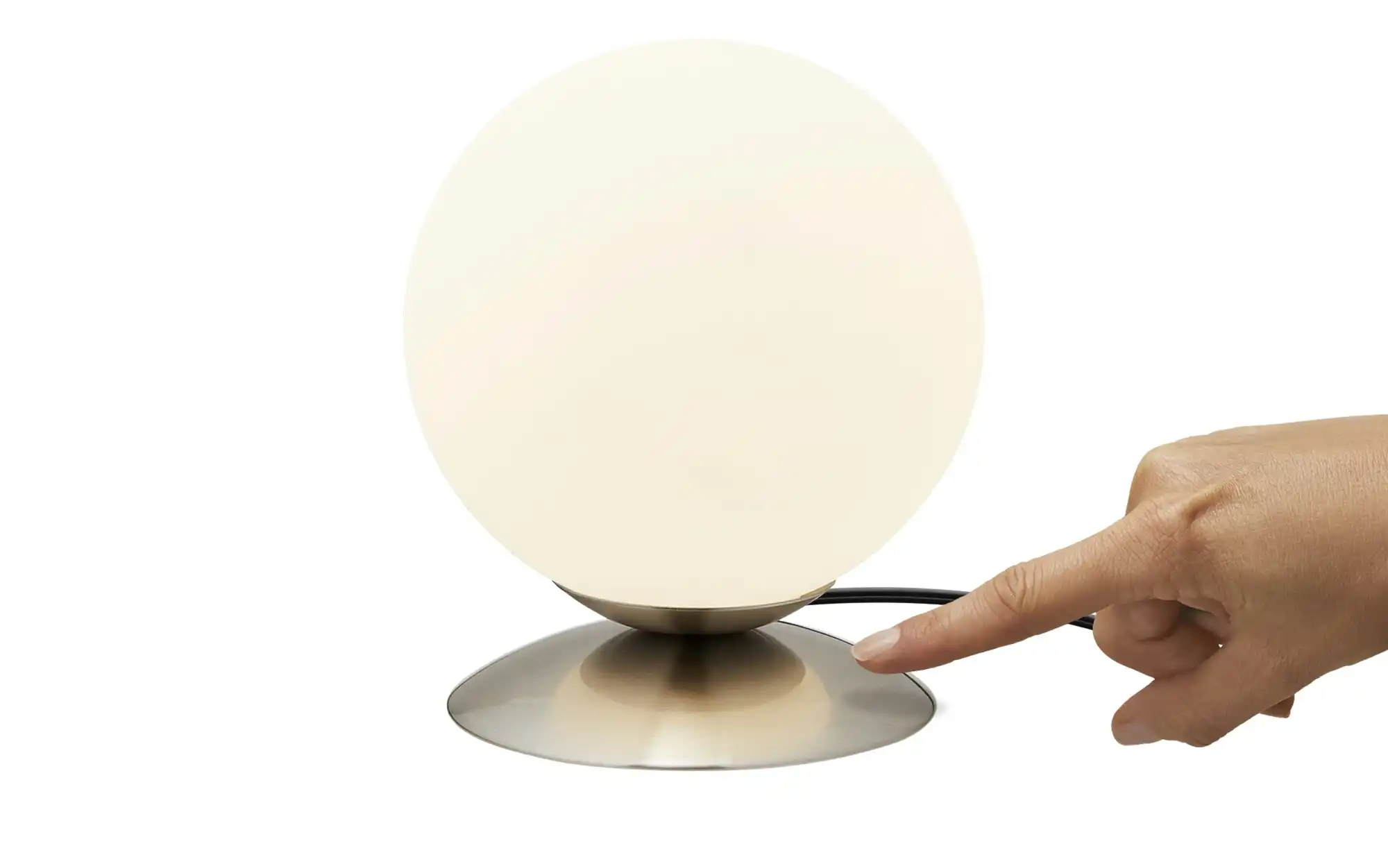 KHG LED-Tischleuchte, Nickel matt