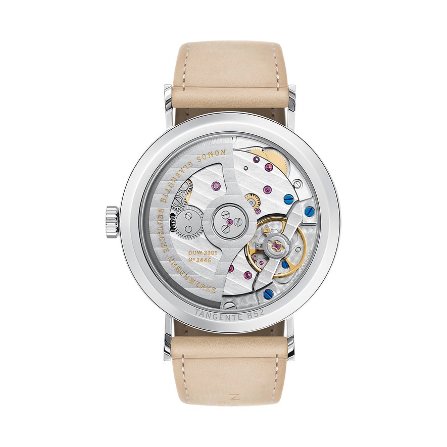 Nomos Glashütte Damenuhr Tangente neomatik champagner